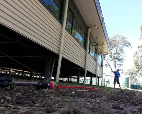 Water Fed Pole System for Window Cleaning Mount Coot-tha - ICU Cleaning